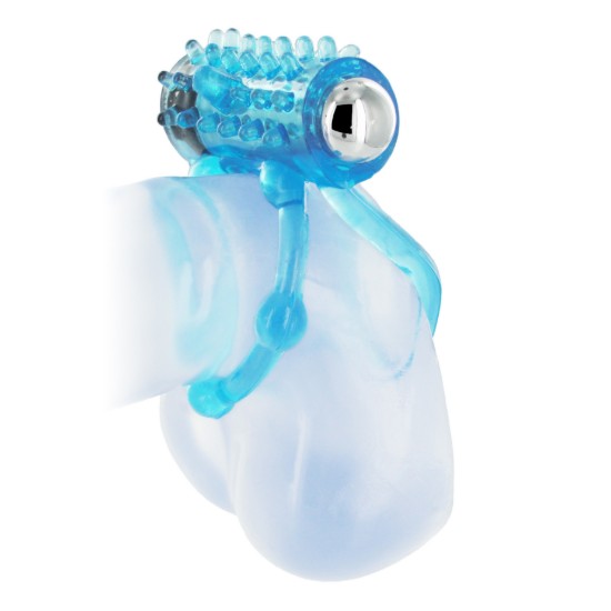 Picture of Trinity X Cock Ring- Blue