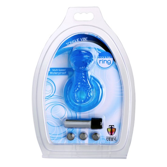 Picture of Tongue Vibe Cock and Ball Ring