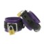 Picture of Strict Leather Purple and Black Deluxe Locking Wrist Cuffs