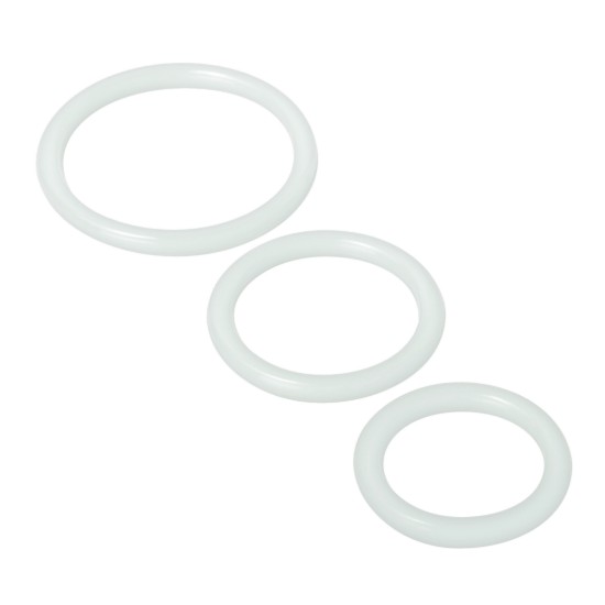Picture of Trinity Silicone Cock Rings Clear