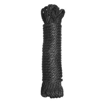 Picture of Premium Black Nylon Bondage Rope- 25 Feet