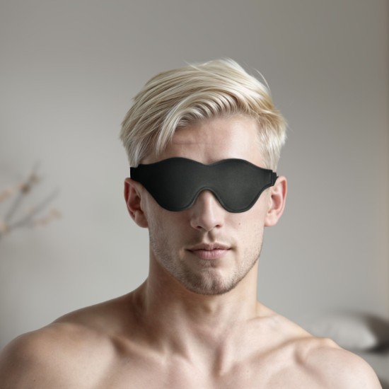 Picture of Strict Leather Black Fleece Lined Blindfold