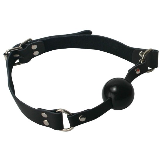 Picture of Black Silicone Ball Gag