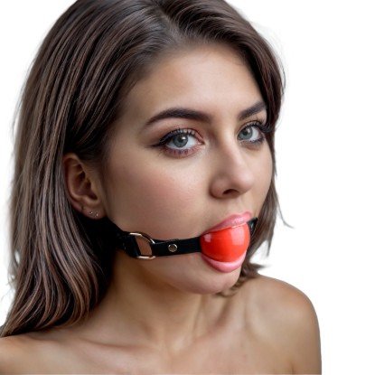 Picture of Red Silicone Ball Gag