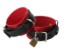 Picture of Strict Leather Deluxe Black and Red Locking Ankle Cuffs