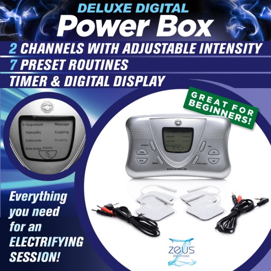 Picture of Zeus Electrosex Deluxe Digital Power Box
