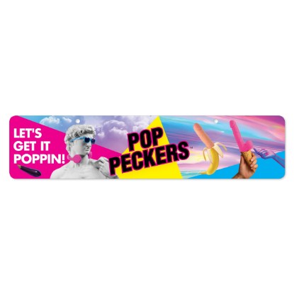 Picture of Pop Peckers Display Sign